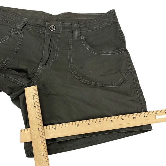 Kuhl Kontra Shorts Women's Size 6 Sage Button Flap Pockets Hiking Shorts - Picture 9 of 16